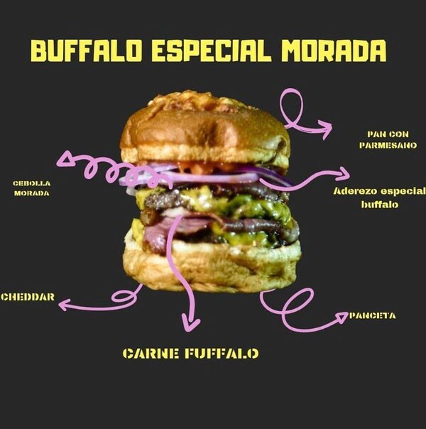 Hamburguesa Especial Morada